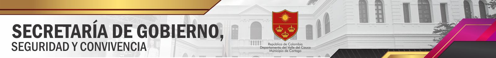 SECRETARÍA DE GOBIERNO, SEGURIDAD Y CONVIVENCIA